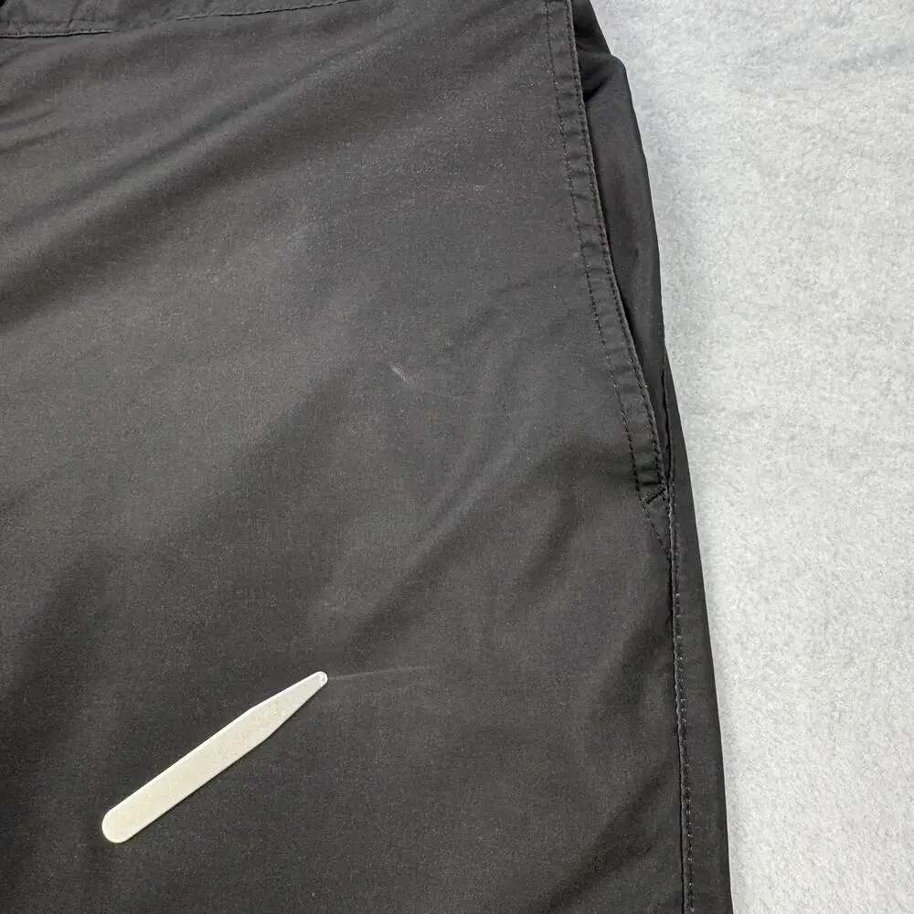 Fair Harbor Swim Trunks Mens 2XL Black Striped Board Shorts Lined Stretch
